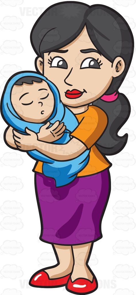 mother clipart baby care