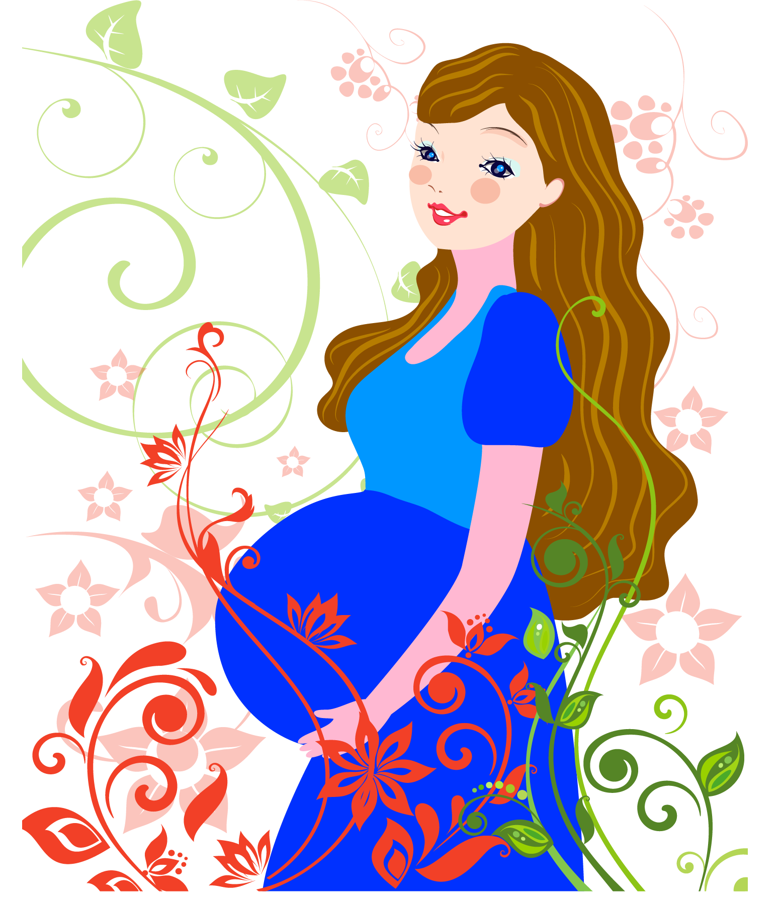 mother clipart beautiful mother