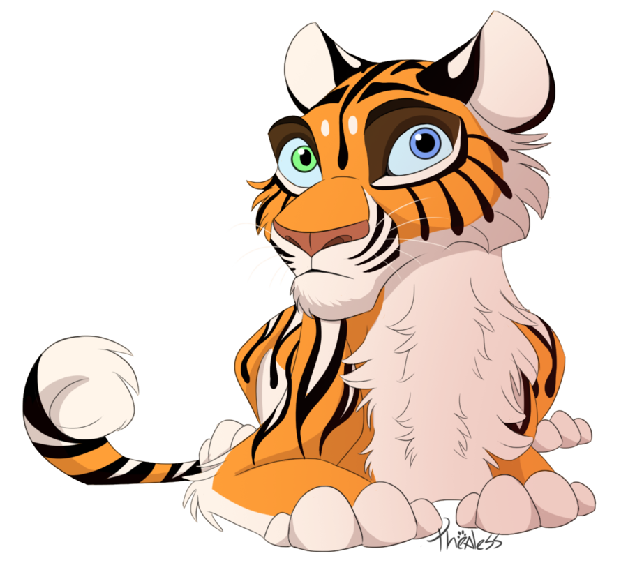 Mother clipart cub. Tiger by georgiavana on