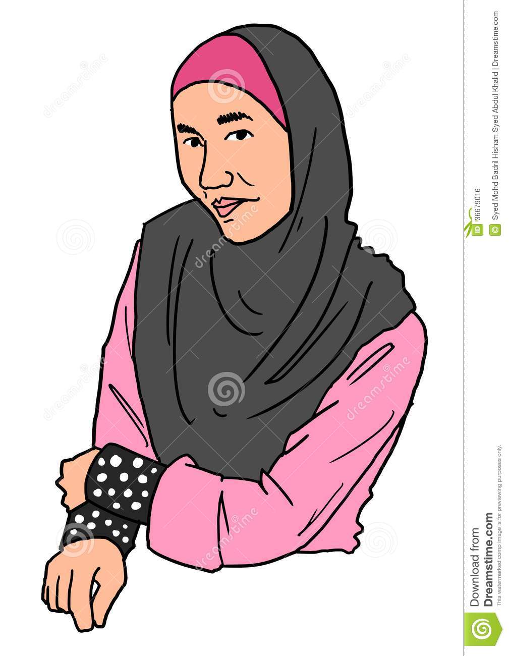 Muslim station . Mother clipart islamic