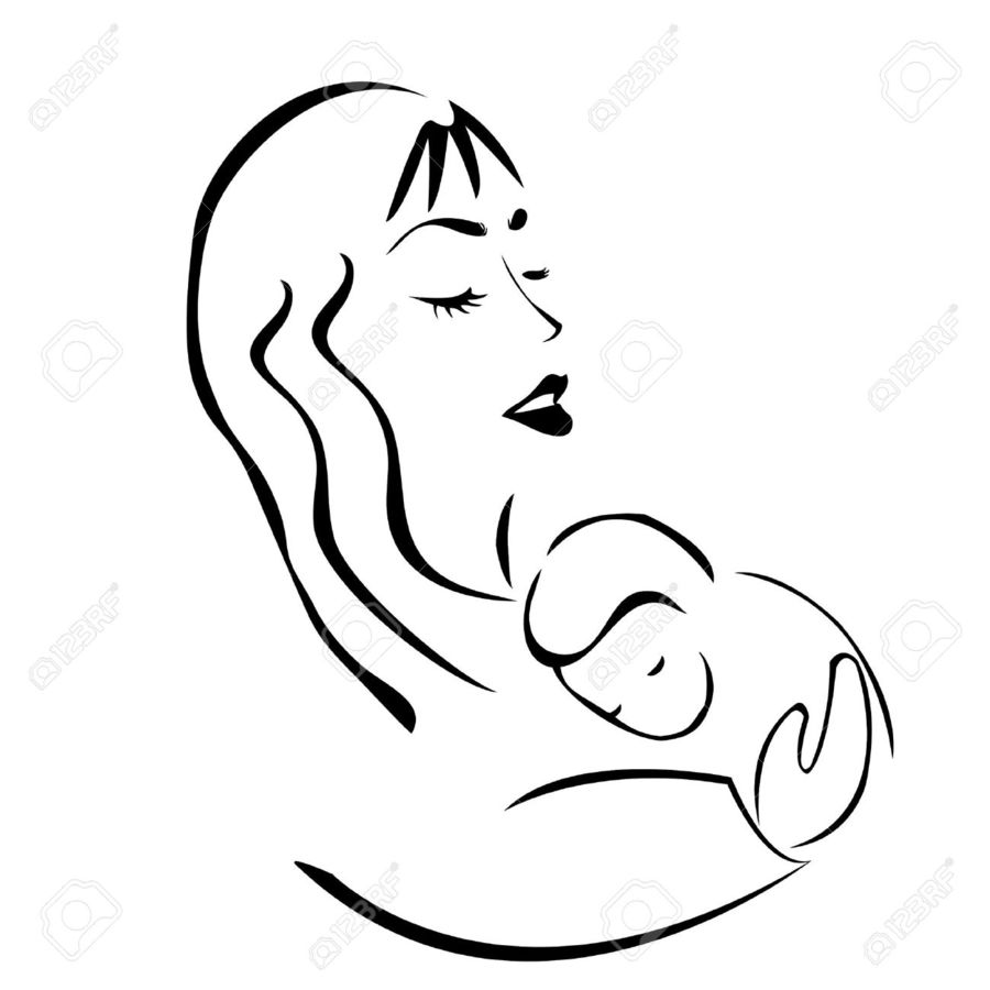 mother clipart mother infant