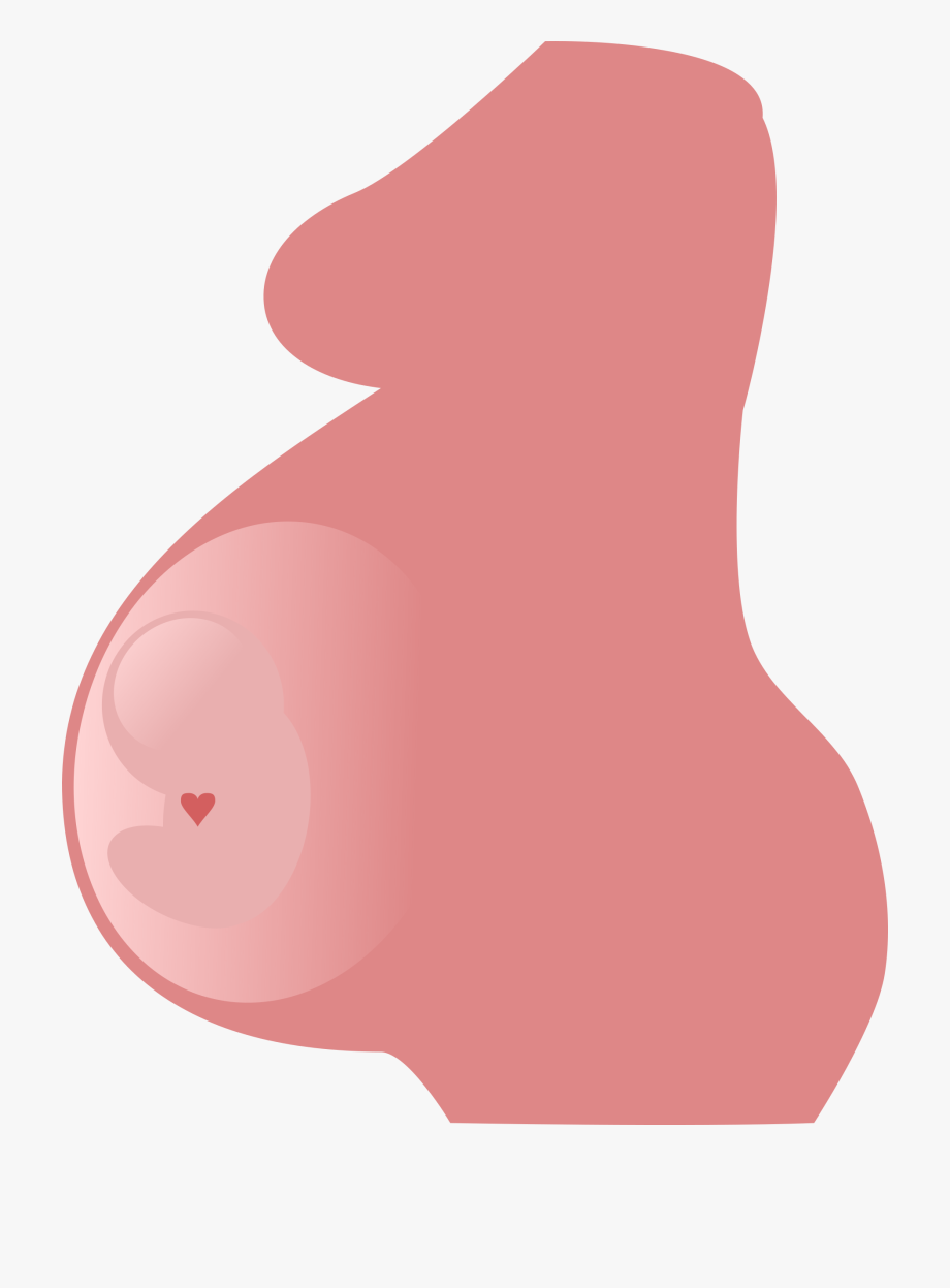 Pregnancy clipart side view. Clip art freeuse of