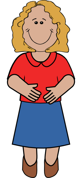 mother clipart standing