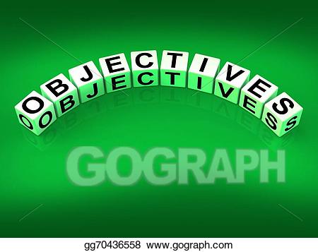 Drawing objectives blocks show. Motivation clipart aims