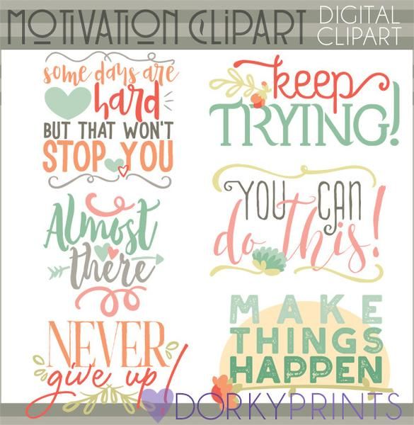 motivation clipart digital