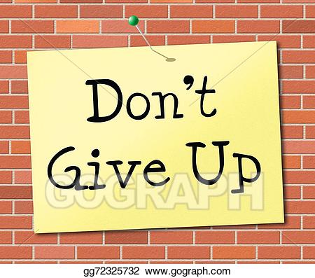 Motivation clipart encouragement. Stock illustration don t