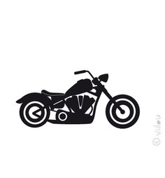 Harley of motorbikes choppers. Motorcycle clipart