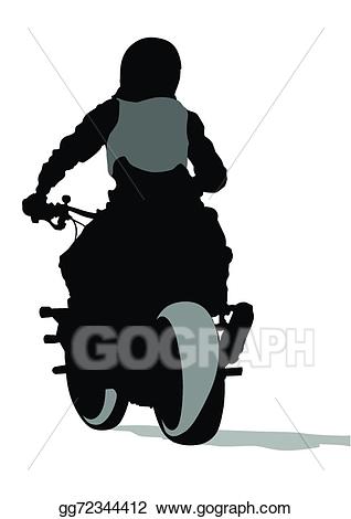 motorcycle clipart back