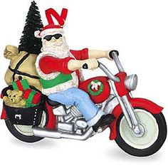 motorcycle clipart christmas