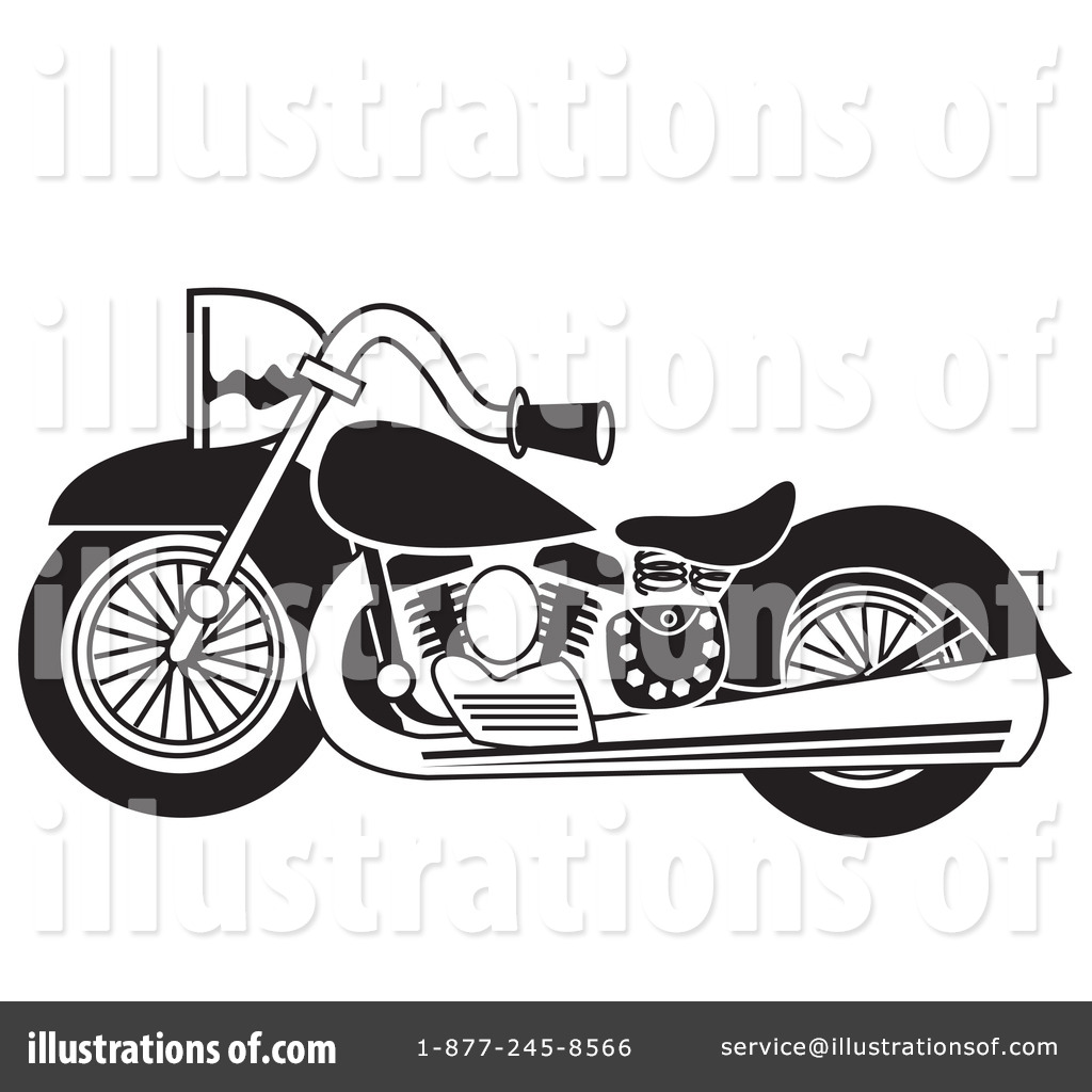 motorcycle clipart illustration