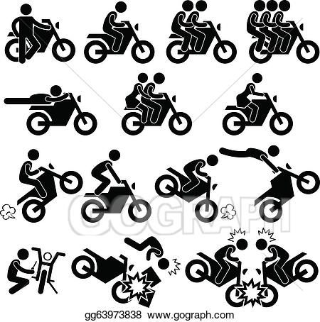 motorcycle clipart illustration