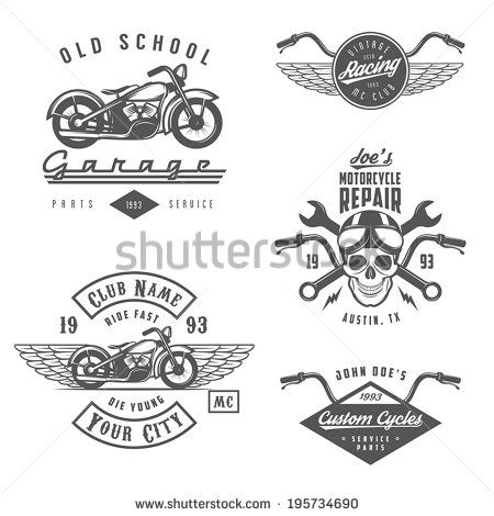 Stock vectors vector clip. Motorcycle clipart old fashioned