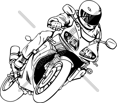 motorcycle clipart racing motorcycle