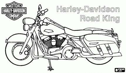 motorcycle clipart road king
