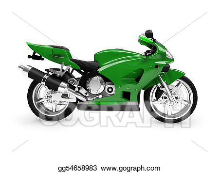 motorcycle clipart side view