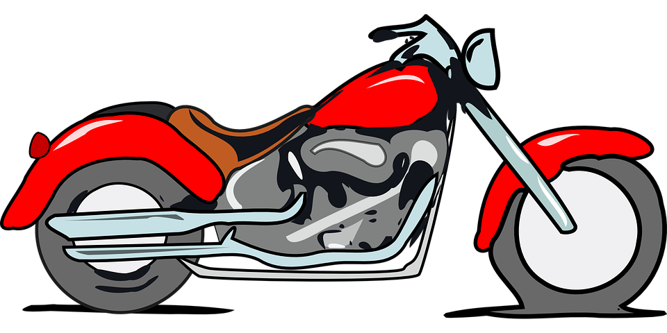 motorcycle clipart vector