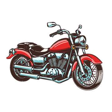 motorcycle clipart vector