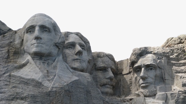 mount rushmore clipart abstract