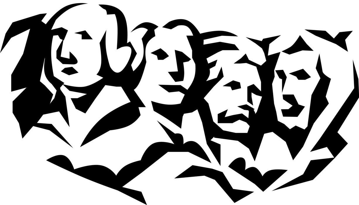 mount rushmore clipart background