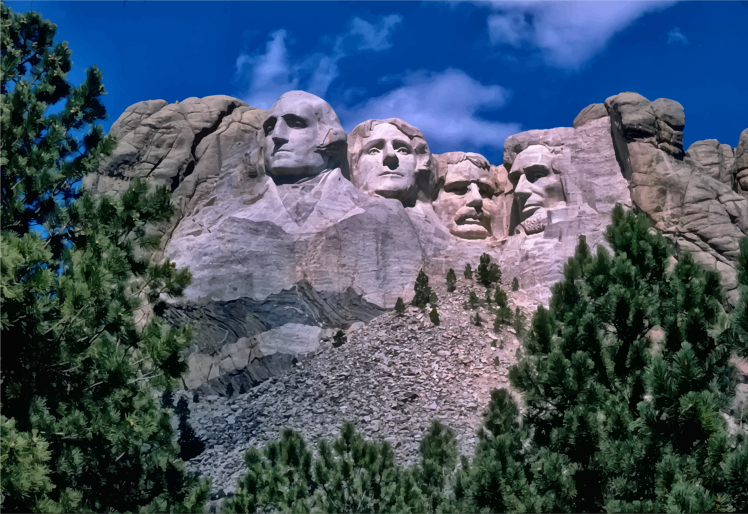 Terrain scenery plant community. Mount rushmore clipart description