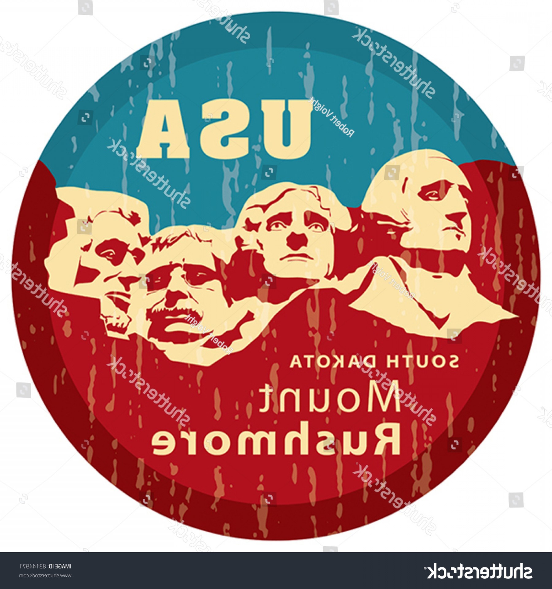 mount rushmore clipart memorial