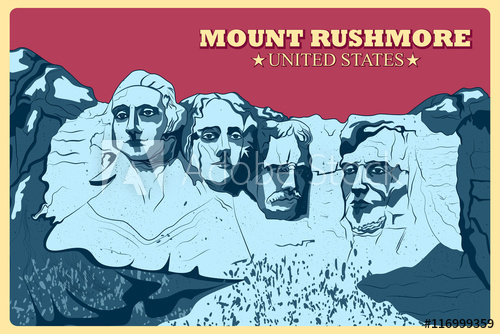 mount rushmore clipart monument us