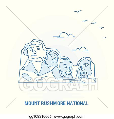 mount rushmore clipart template