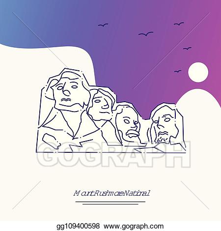mount rushmore clipart template