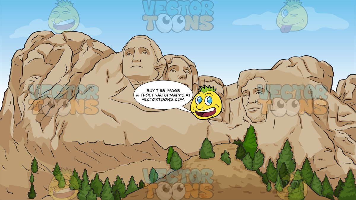 Mount rushmore clipart thomas jefferson. National memorial background 