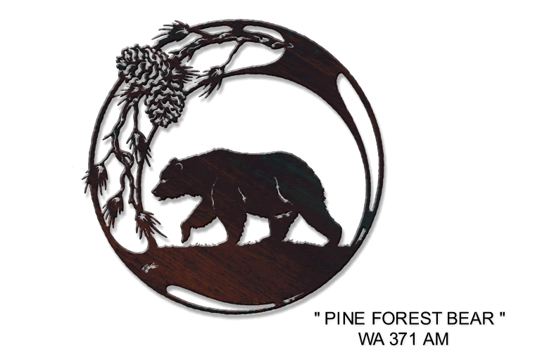 Lodge pine forest large. Mountain clipart bear
