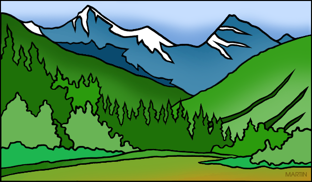 mountains clipart mountain slope