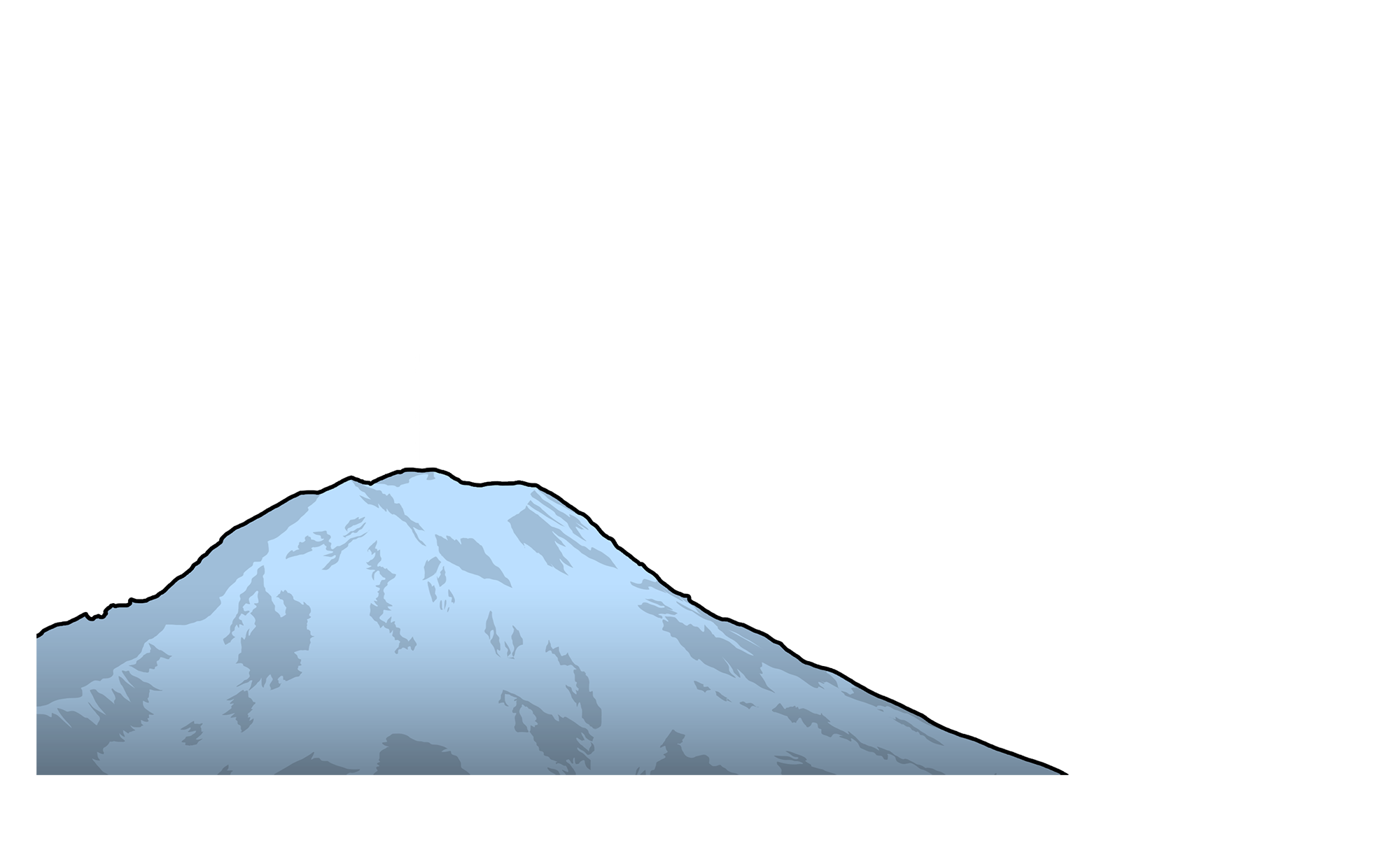 mountains clipart mountain slope