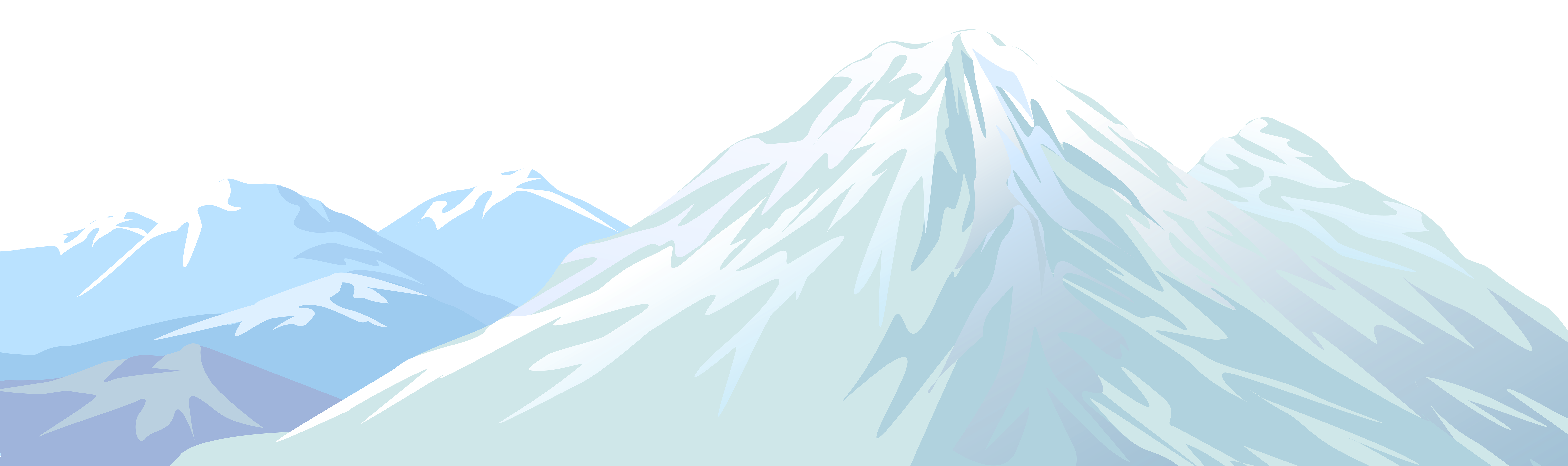 mountains clipart snowy mountain