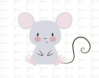 Etsy . Mouse clipart cute mouse