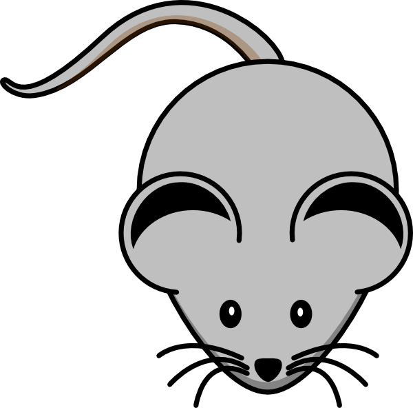 mouse clipart grey mouse