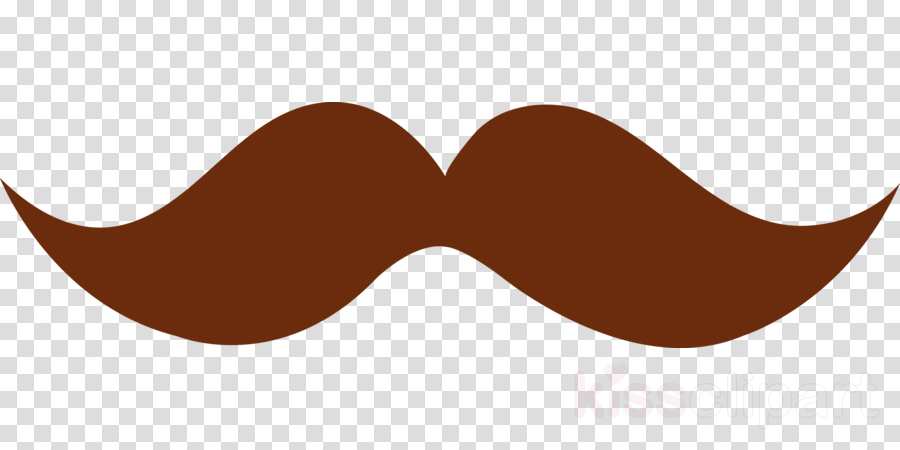 mustache clipart brown