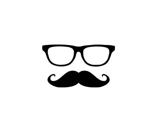 Moustache clipart eyewear. Glasses hipster mustache panda