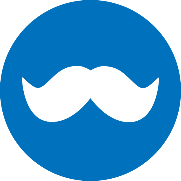 Moustache modern