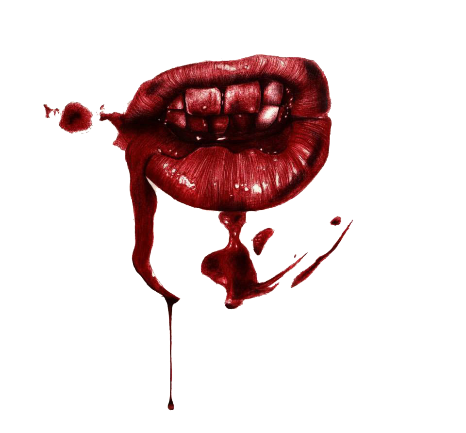 Mouth blood png. T shirt icon teeth