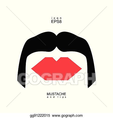 Vector art and gentlemen. Mouth clipart ladies