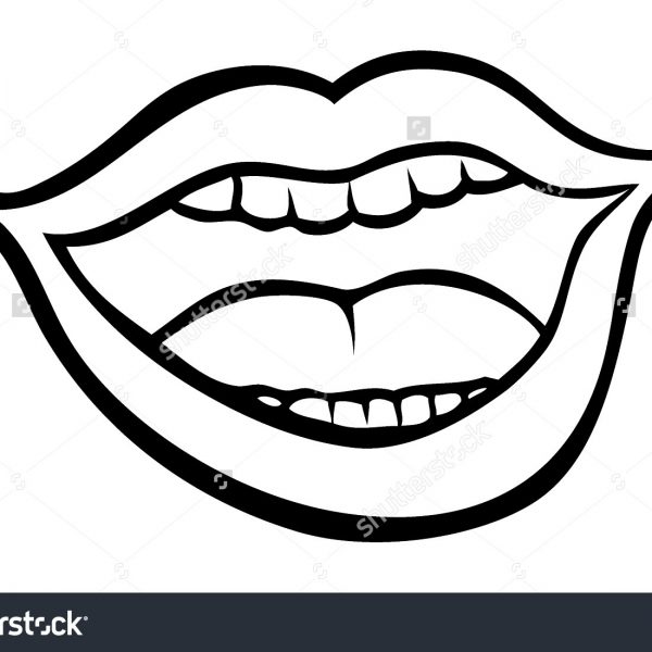 mouth clipart opened mouth
