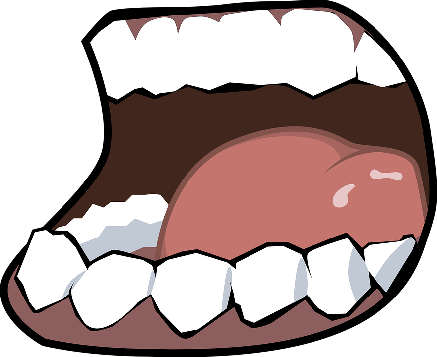 mouth clipart quite
