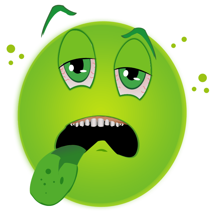 mouth clipart sick