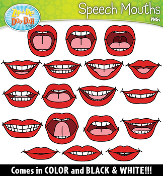 mouth clipart speech