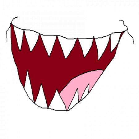 mouth clipart spooky