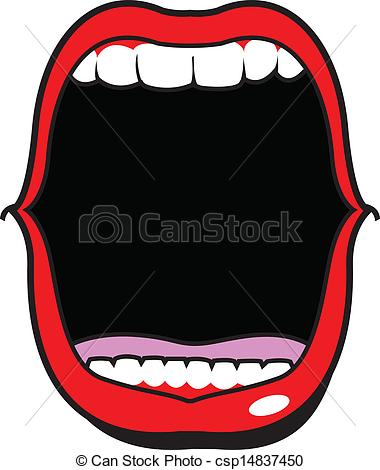 mouth clipart wide open mouth