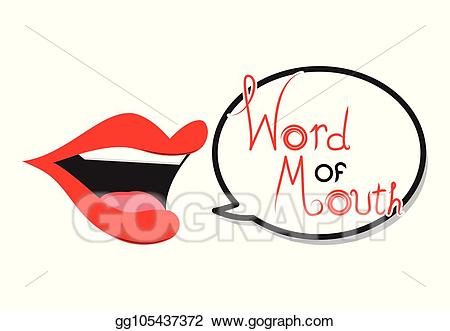 mouth clipart word