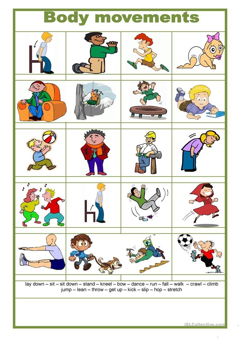 Within classroom posters icebreakers. Movement clipart body movement