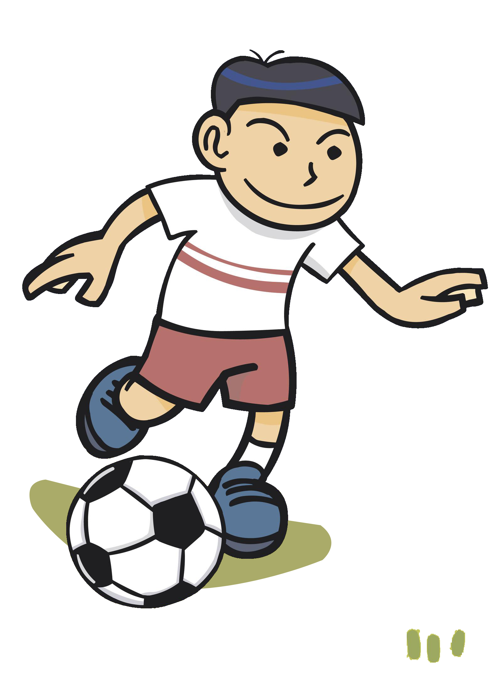 movement clipart boy soccer