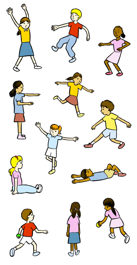 movement clipart physical fitness